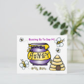 Hallo, ich bin total begeistert! postkarte (Stehend Vorderseite)