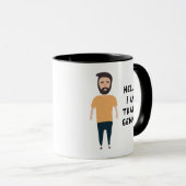 Hallo Ich bin Transgender Tasse (VorderseiteRechts)