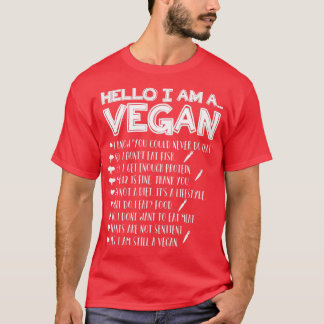 Hallo, ich bin vegan T-Shirt
