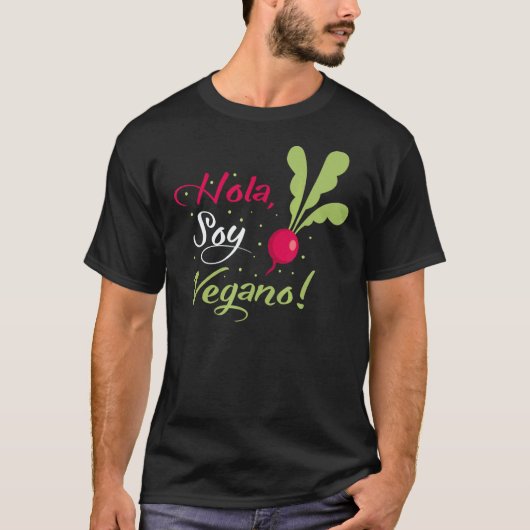 Hallo, ich bin Veganer T-Shirt (Vorderseite)