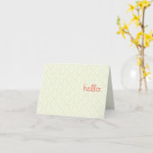 Hallo, ich bin's. karte (Gelbe Blume)