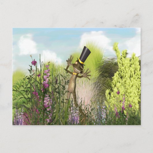 Hallo "Ich habe Arive" Postkarte (Vorderseite)