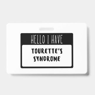 Hallo, ich habe das Tourette-Syndrom Ausweis