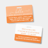 Hallo ich habe Multipler Sklerose ms Behinderung i Ausweis (Vorder- & Rückseite)