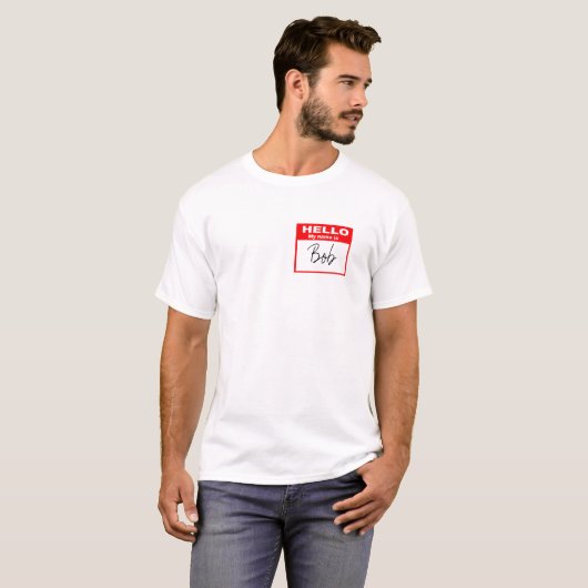 Hallo, ich heiße Bob T-Shirt (Vorne ganz)