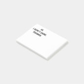 Hallo. Ich interessiere mich nicht. Danke Post-it Klebezettel (angewinkelt)