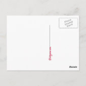 Hallo, ich Liebe U Monster Postkarte (Rückseite)