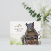 Hallo ich Miss Sie Postkarte (Stehend Vorderseite)