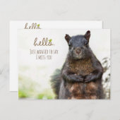 Hallo ich Miss Sie Postkarte (Vorne/Hinten)