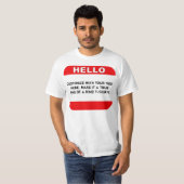 Hallo - Ihr kundenspezifischer Text hier T-Shirt (Vorne ganz)