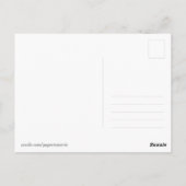 Hallo Ihr Name Freundlich Red Yellow Orange Green Postkarte (Rückseite)