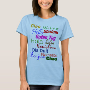 Hallo im viele SprachT - Shirt