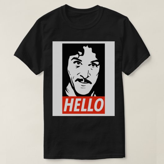 Hallo Inigo Montoya Baseball TShirt (Design vorne)