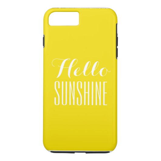 Hallo iPhone 7 Telefon des Sonnenscheins I Case-Mate iPhone Hülle (Rückseite)