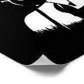 Hallo ? Ist das die Außenwelt? Retro Lady Poster (Ecke)