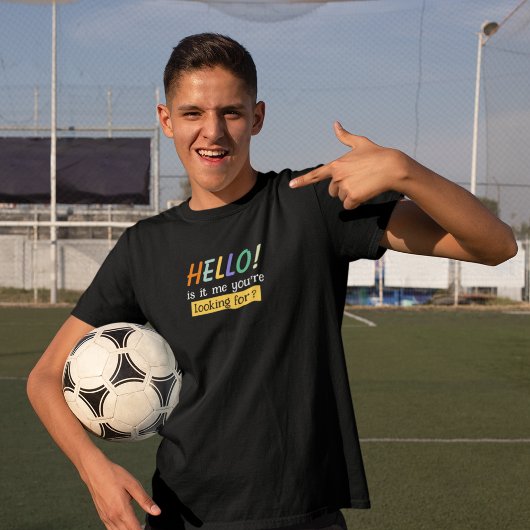 Hallo! Ist es ich, nach dem du suchst? T-Shirt