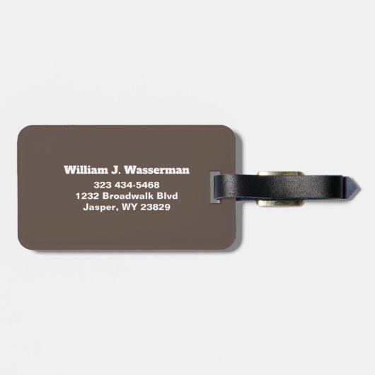 Hallo ist es ich Sie suchen nach einem benutzerdef Gepäckanhänger (Rückseite horizontal)