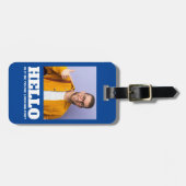 Hallo ist es ich Sie suchen nach einem benutzerdef Gepäckanhänger (Vorderseite horizontal)