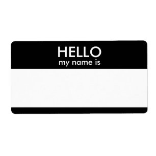 HALLO ist mein Name