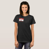 Hallo ist mein Name: Beschäftigte Overthinking T-Shirt (Vorne ganz)