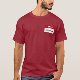 Hallo ist mein Name Brennan (rot) T-Shirt