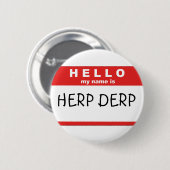 Hallo ist mein Name Button (Vorne & Hinten)