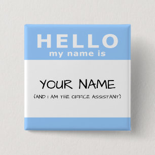 hallo ist mein Name Button