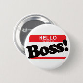 Hallo ist mein Name Chef Button (Vorne & Hinten)