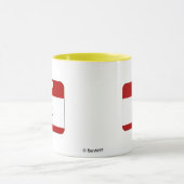 Hallo ist mein Name Eric (rot) Tasse (Zentrum)