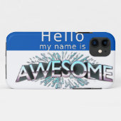 Hallo ist mein Name fantastisch Case-Mate iPhone Hülle (Rückseite (Horizontal))