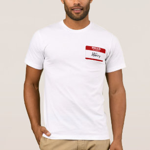 Hallo ist mein Name Harry (rot) T-Shirt