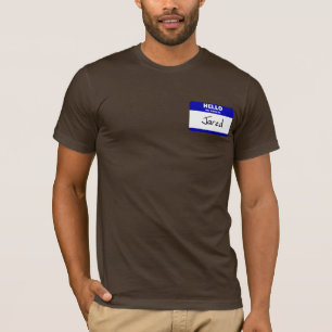 Hallo ist mein Name Jared (blau) T-Shirt