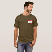 Hallo ist mein Name Jon (rot) T-Shirt (Vorne ganz)