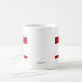 Hallo ist mein Name Josie (rot) Kaffeetasse (Mittel)
