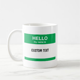 Hallo, ist mein Name Kaffeetasse