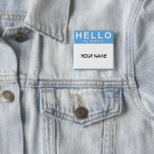 Hallo ist mein Name Knopf Button (Beispiel)