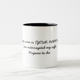 Hallo, ist mein Name kundengerechte Tasse