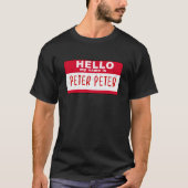 Hallo ist mein Name Kürbis-Esser Peter Peter T-Shirt (Vorderseite)