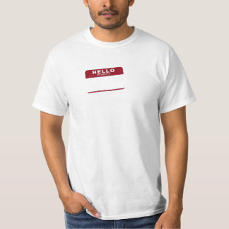 Hallo ist mein Name leer T-Shirt