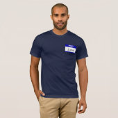Hallo ist mein Name Lexus (blau) T-Shirt (Vorne ganz)