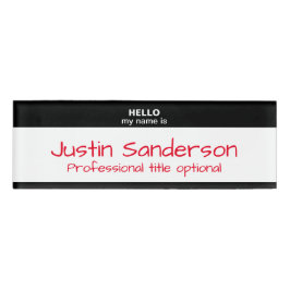 Hallo ist mein Name - Namensschild Namenschild