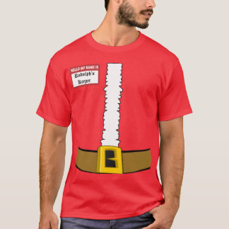 Hallo ist mein Name Rudolphs Wächter-Anzugs-Front T-Shirt