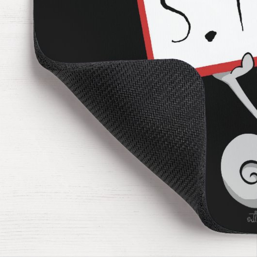 Hallo ist mein Name S.T.F.U. schäumendes Mousepad (Ecke)