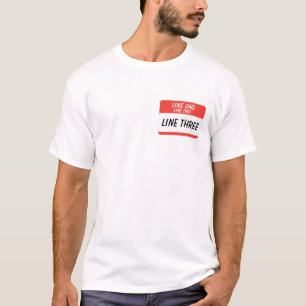 Hallo ist mein Name T-Shirt