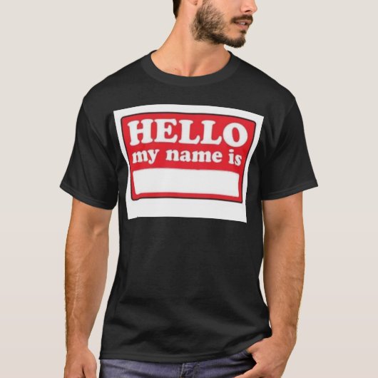 hallo ist mein Name T-Shirt (Vorderseite)