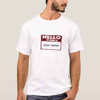 Hallo ist mein Name T-Shirt