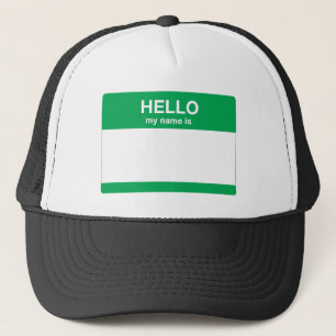 Hallo, ist mein Name Truckerkappe