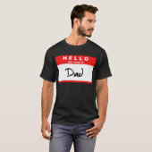 Hallo ist mein Name Vater T-Shirt (Vorne ganz)