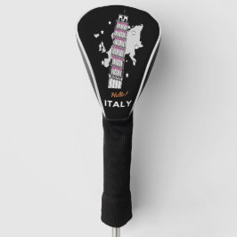 Hallo Italien Golf Head Cover Headcover