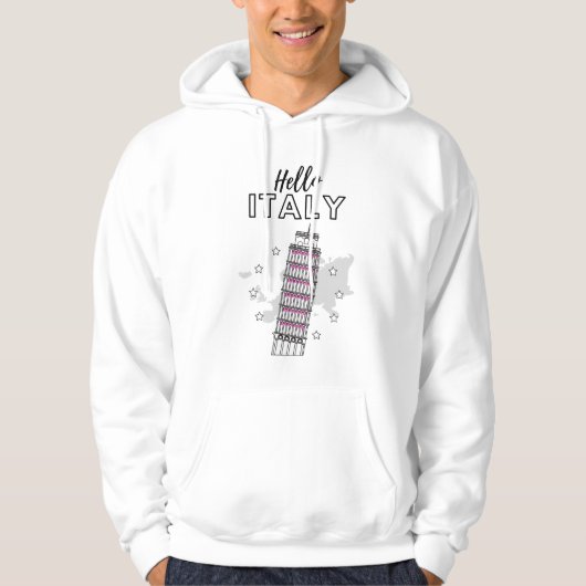 Hallo Italien Hoodie (Vorderseite)